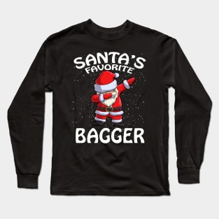 Santas Favorite Bagger Christmas Long Sleeve T-Shirt